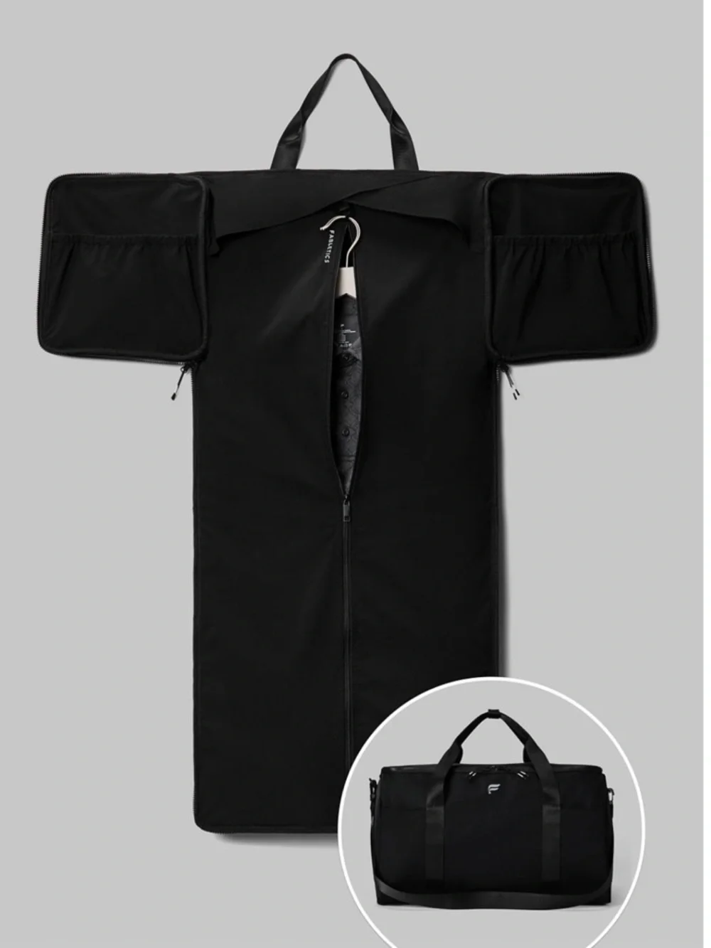 FABLETICS The Convertible Travel Bag Black‎ OS NWT